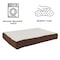 Pet Adobe Memory Orthopedic Foam Dog Bed- Sherpa Top and Removable Cover- 30x20.5x4, Brown 570736QWY - alternate 3